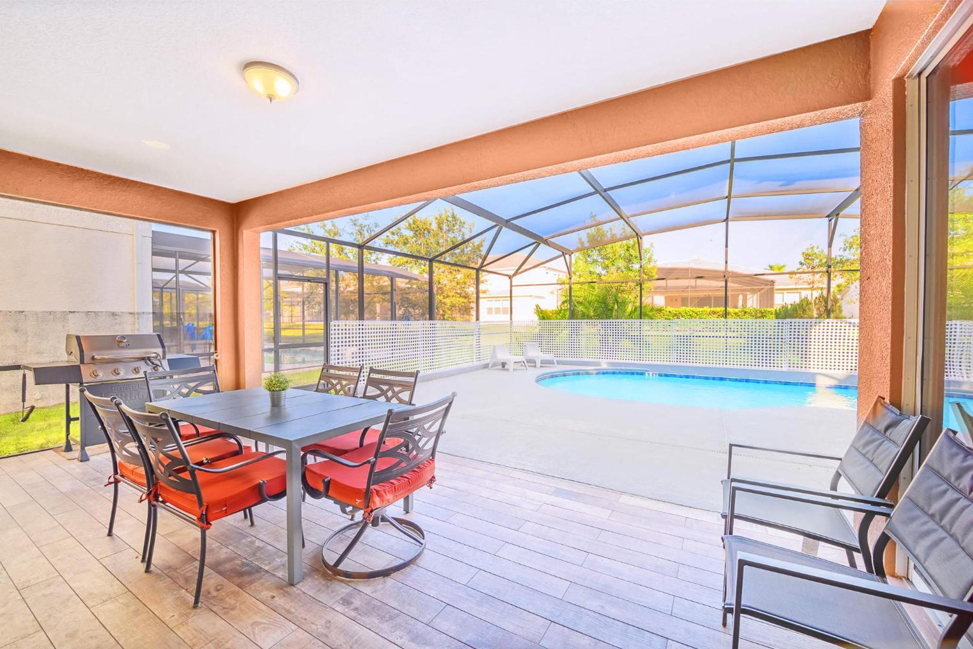 Сasa de vacaciones 6br Luxury With Private Pool And Bbq Kissimmee